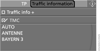 5.  Traffic info +    .