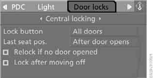 6.  Central locking ( )    .