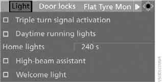 6.  Triple turn signal activation (3- )   