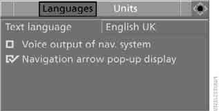 6.  Voice output of nav. system (  )  